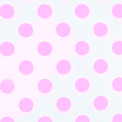 Ткань плательная Кашибо розовый горох на белом, d 4,2 см
