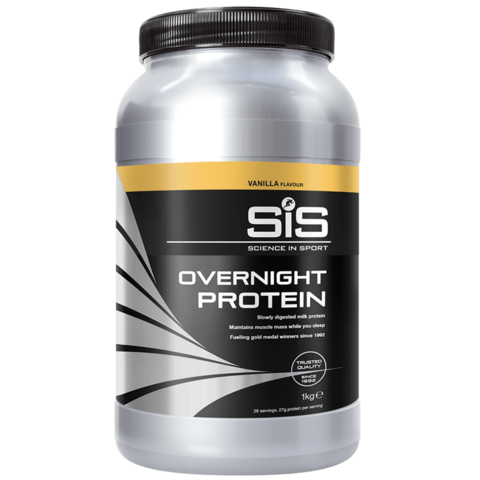 SiS Overnight Protein  ночной протеин в порошке, вкус Ваниль 1 кг.
