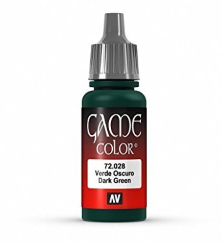 Game Color Dark Green 17 ml.