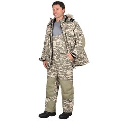 Костюм "Бизон" зимний: куртка, п/комб. (тк.Рип-стоп) КМФ "Пустыня"