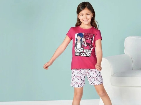 Комплект для девочки Disney футболка + шорты