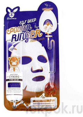 Тканевая маска для лица Elizavecca EGF Deep Power Ringer Mask Pack, 23 мл