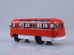 PAZ-672M red Soviet Bus (SOVA) 1:43