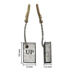 Щетка графитовая UNITED PARTS 5х10х15,5мм для METABO W9-100/W9-125 (аналог 31605519) (10шт)