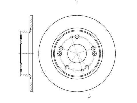 Диск тормозной G-brake  GR-01697