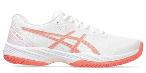 Женские теннисные кроссовки Asics Gel-Game 9 - white/sun coral