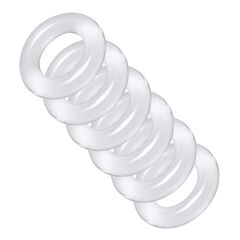 Комплект из 6 прозрачных эрекционных колец Ring Master Custom Ball Stretcher Kit - 