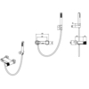 Boheme 123-SGM.2 Смеситель STICK для ванны Shine Gun Metall c ручкой TOUCH