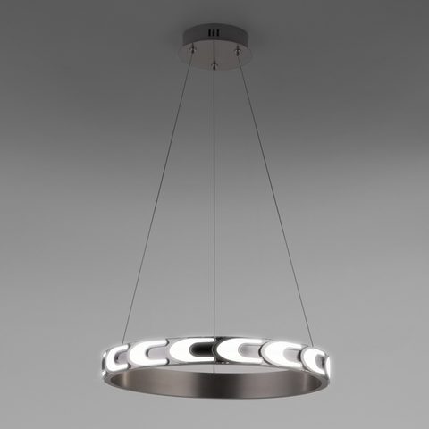 Подвесной светодиодный светильник 90163/1 сатин-никель