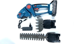 Кусторез аккумуляторный садовый STOHF, 2 насадки 21 В, 2 Li-Ion АКБ 1,5 Ач, кейс.