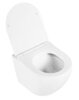 Унитаз подвесной безободковый с сиденьем BelBagno UNO BB3105CHR/SC