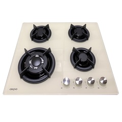 Варочная панель AKPO PGA 604 RGC-T IV, газовая, 4 конфорки, закаленное стекло