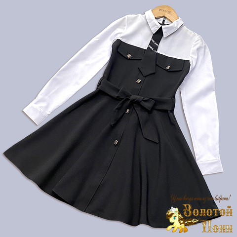 Платье школьное (7-12) 250613-JL519