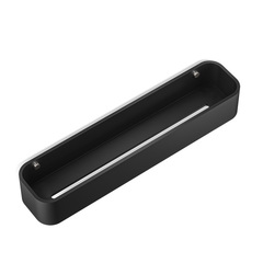 Decor Walther 0973965 Decor Walther Black Stone DCT45 Душевая полочка 45x10см, подвесная, цвет: черный матовый / сталь матовая фото