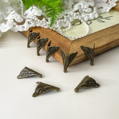 Ножки для шкатулок угловые бронзовые, 2,5*1,2 см, набор 8 шт.