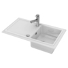 7513860000 Duravit Cassia Кухонная мойка Cassia 50 860x510, белая