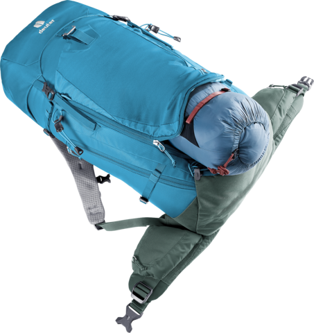 Картинка рюкзак туристический Deuter Trail Pro 36 Wave/Ivy - 7