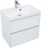 Aquanet 242523 Тумба с раковиной Гласс 70 цв.белый (242523)