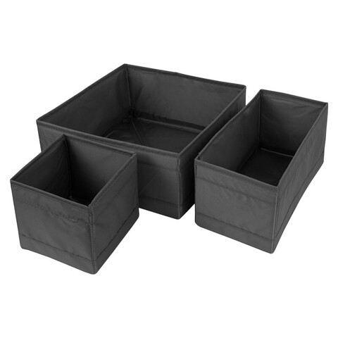 Набор коробок Flarkån (в наборе - 6 шт.), материал: полиэстер/полипропилен, цвет: белый