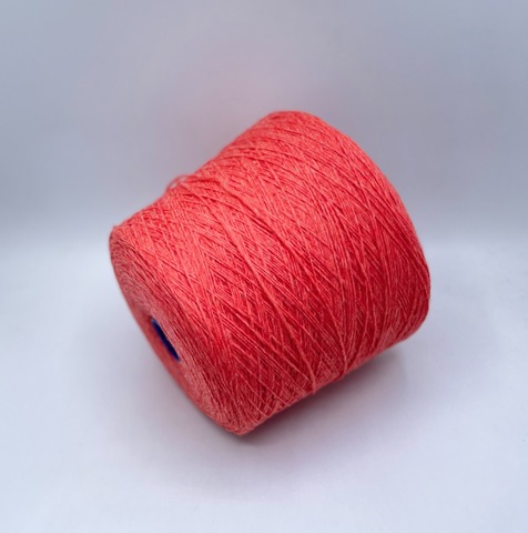 Бобинная пряжа (пр.Италия),art-Must baby merino 250м/100гр. 100% Ягненок, цвет-Коралл,меланж(720/631), арт.35094