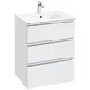 Roca 857404806 857404806 THE GAP модуль для раковины 600 мм (аналог 857552806) 585x453x74, с 3 ящиками, набор ножек 816827339 приобретается отдельно, белый глянец