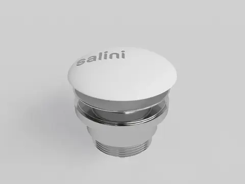 Salini 16721WG Донный клапан
для раковины фиксированный
 D 602 
Для моделей ARMONIA TOP 01|02
ARMONIA 01|02|03
GLORIA 11, ALDA 03 S-Sense, белый глянцевый