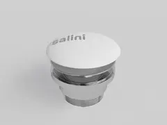 Salini 16721WG Донный клапан
для раковины фиксированный
 D 602 
Для моделей ARMONIA TOP 01|02
ARMONIA 01|02|03
GLORIA 11, ALDA 03 S-Sense, белый глянцевый фото