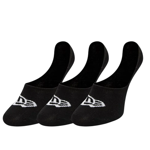 Носки New Era Flag 3 Pack Invisible Black Socks