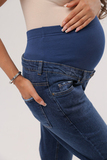 Джинсы для беременных 16437 синий
