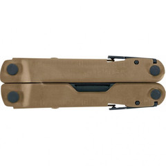 Мультитул Leatherman Rebar Coyote Tan, чёрно-бежевый, 17 функций, нейлоновый чехол (832406) - Multitool-Leatherman.Ru