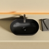 Ceramica Nova Twist CN12001MB Раковина, 50 см, сантехфарфор, накладная, черный матовый