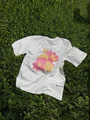 Футболка MARMELAD&TEBE IDET-SEX AFTER FLOWERS белая