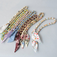 Ручка из цепочки(золото) с платком S-27(60см)