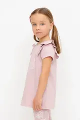 туника  для девочки  КР 5904/розовый лед к515