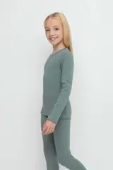 джемпер  для девочки  К 302154-1/полынь