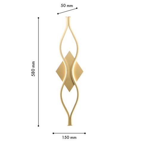 Настенный светодиодный светильник Favourite Mebius 4741-1W