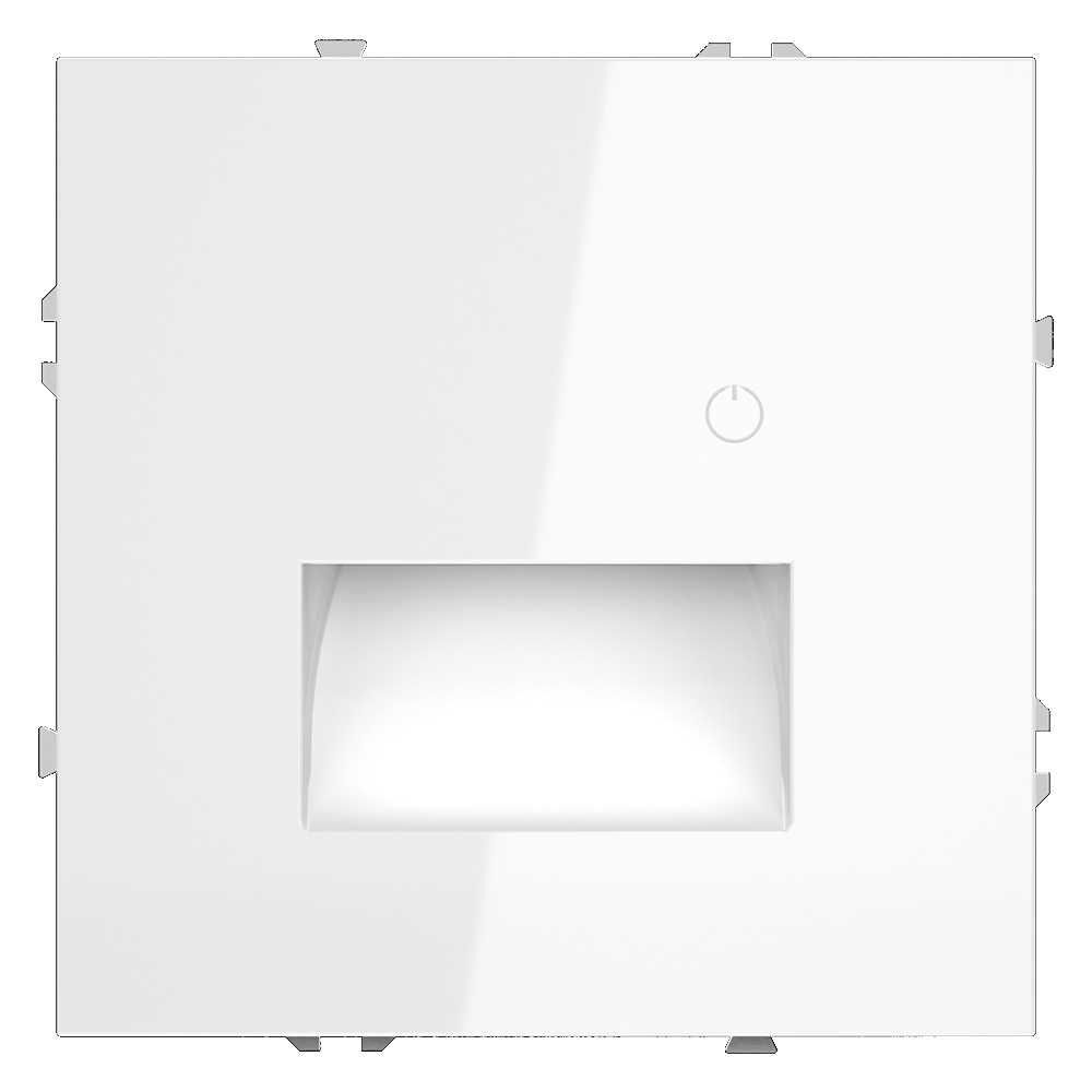 Подсветка светодиодная встраиваемая Voltum S70 с датчиком, (белый глянцевый) VLS070701