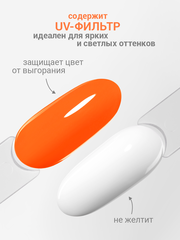Топ с УФ-фильтром без липкого слоя (UV FILTER TOP GEL), 15 ml
