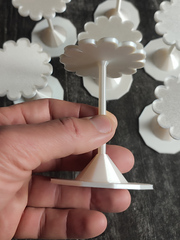 Перламутровый набор подставок и кондитерских гвоздиков 