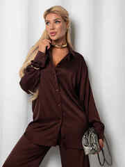 Рубашка Рич (горький шоколад)