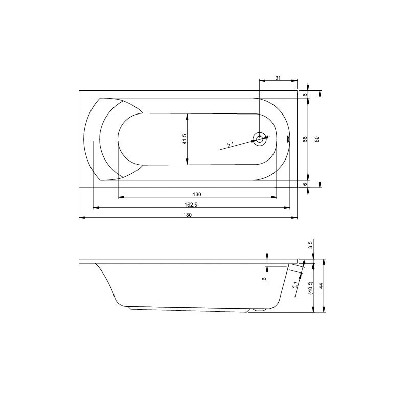 ванна Riho Miami