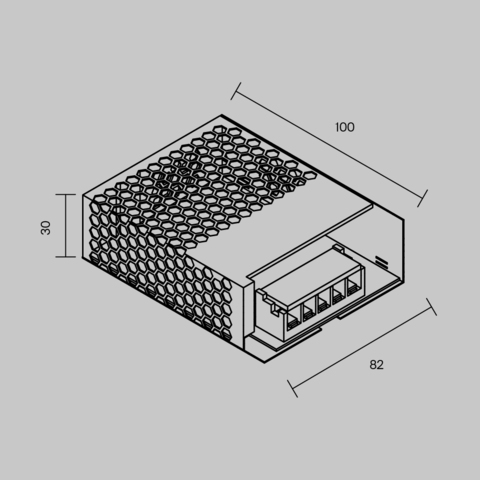 Блок питания Maytoni PSL002 12В 60Вт IP20 811007