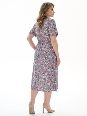 4536 Халат на пуговицах