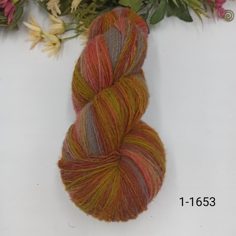 Дундага 6/1 шерсть секционного окрашивания 01-1653 420м/100гр