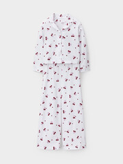 пижама  для девочки  МП 1668/белый Н254