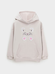 джемпер  для девочки  КР 302857/бежевый 4002 к609