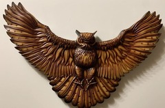 Силиконовый молд № 369 Сова в полете