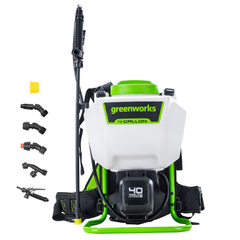 Опрыскиватель садовый Greenworks G40BPS 40V аккумуляторный, без АКБ и ЗУ