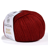 Пряжа Gazzal Baby Wool 816 красный