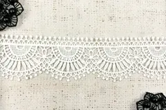 Кружево плетеное, ш. 4,5 см, белый